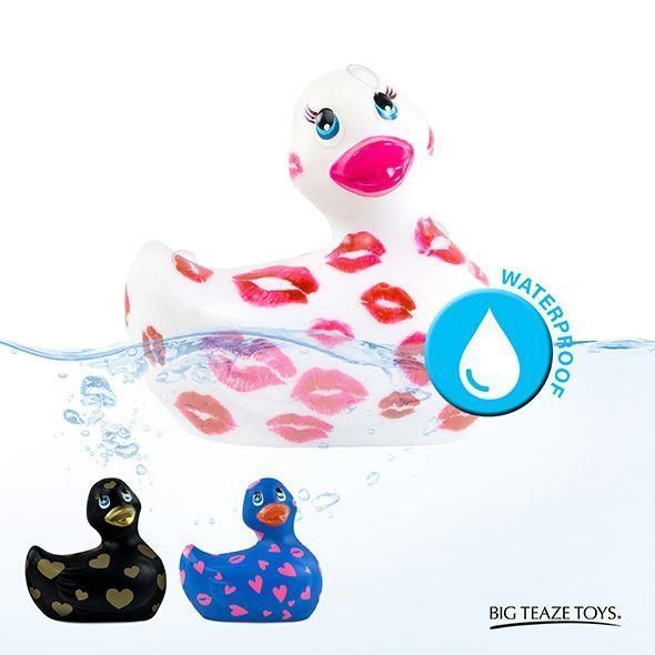 Вибратор I Rub My Duckie 2.0, 7,6 см (белый с розовым)