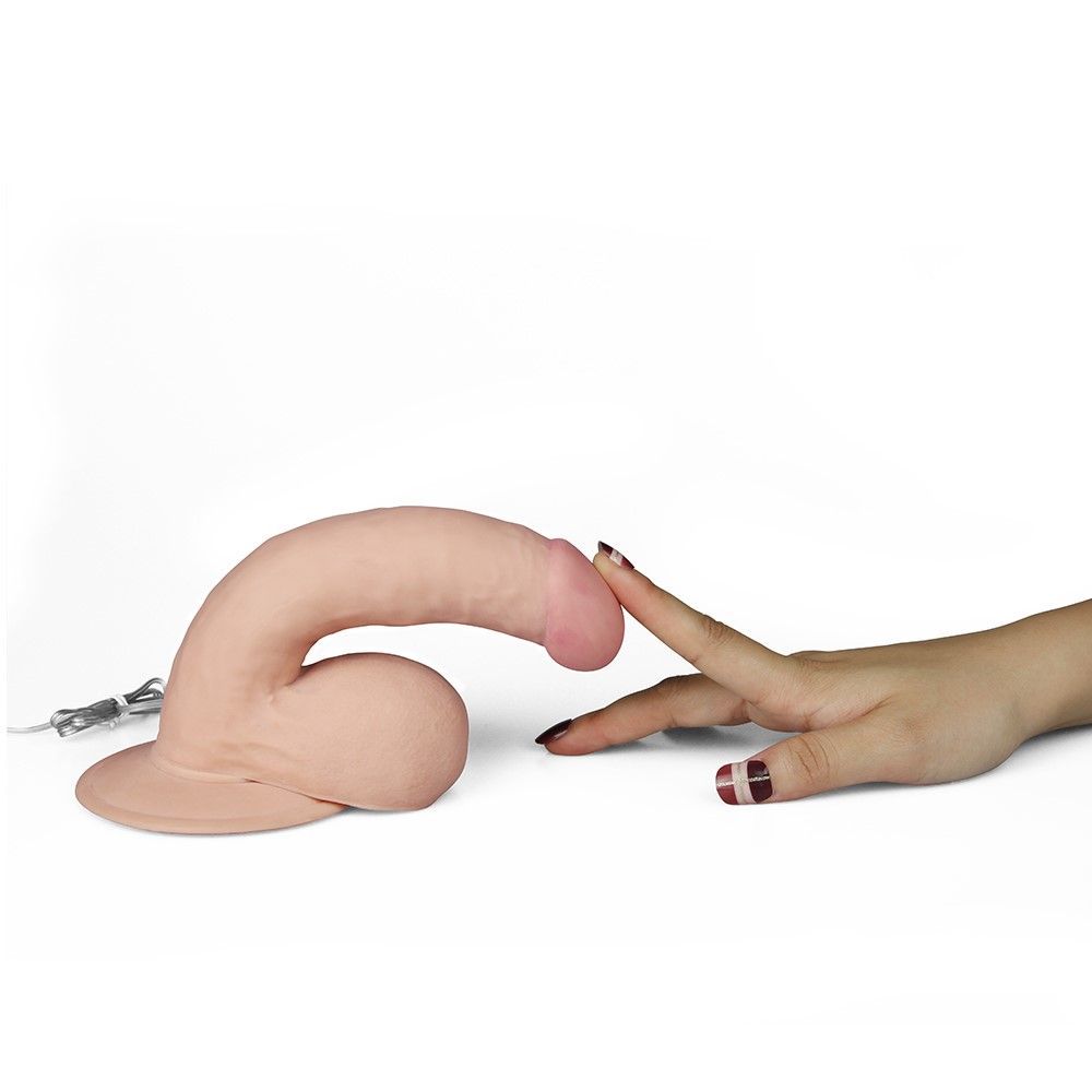 Вибратор Lovetoy The Ultra Soft Dude 7.5", 18 см (телесный)