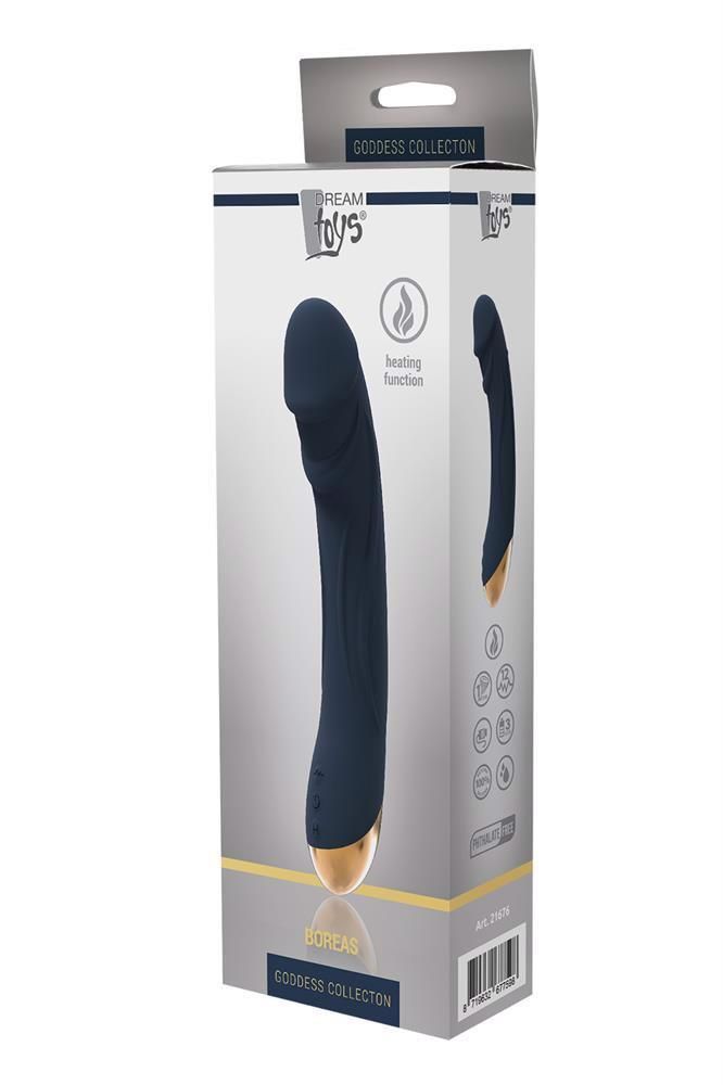 Реалістичний вібратор Dream Toys Boreas, 21 см (синій)
