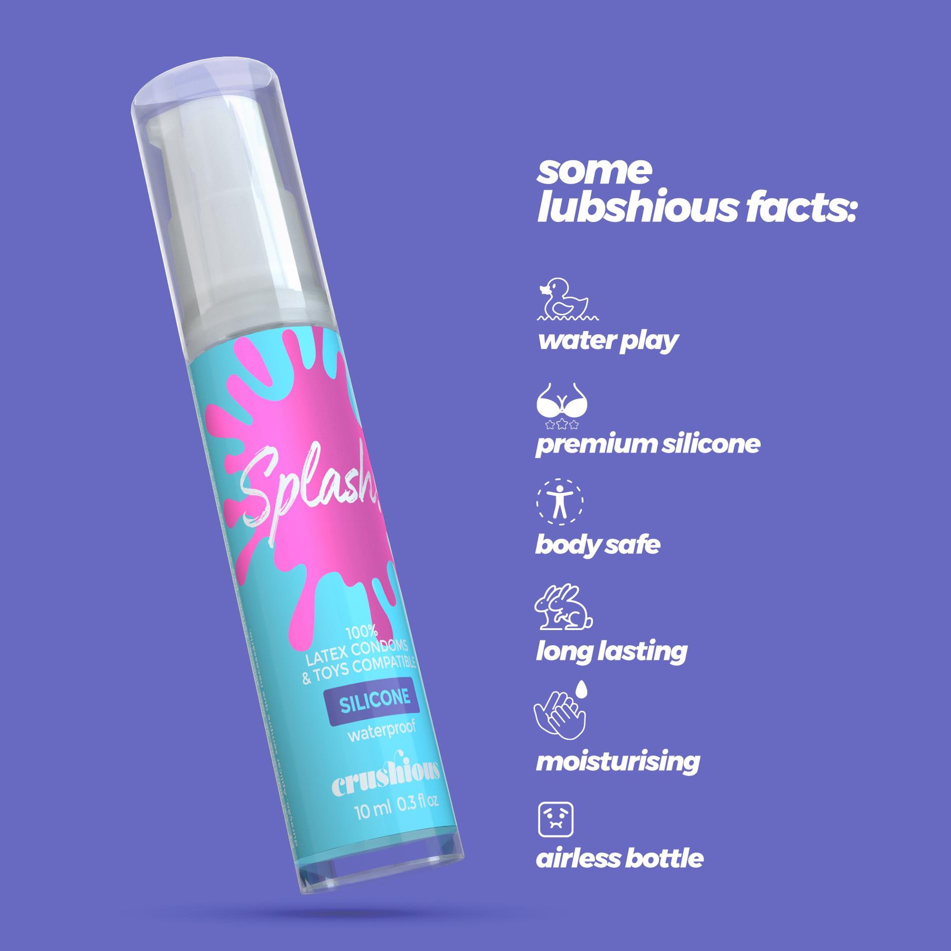 Лубрикант на силиконовой основе Crushious Splash Silicone, 10 мл