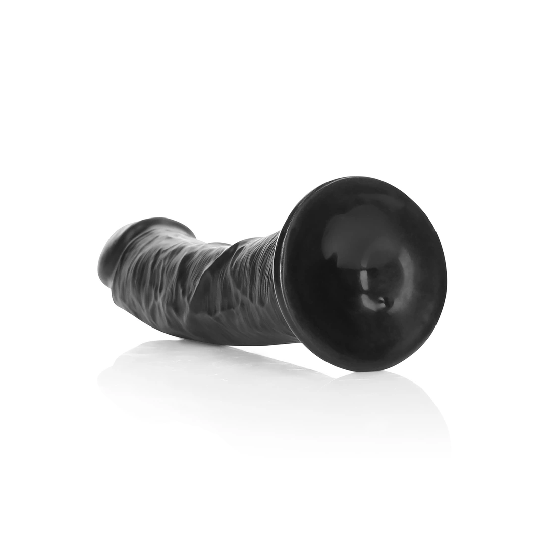 Фаллоимитатор RealRock Curved Realistic 8", 20.5 см (черный)