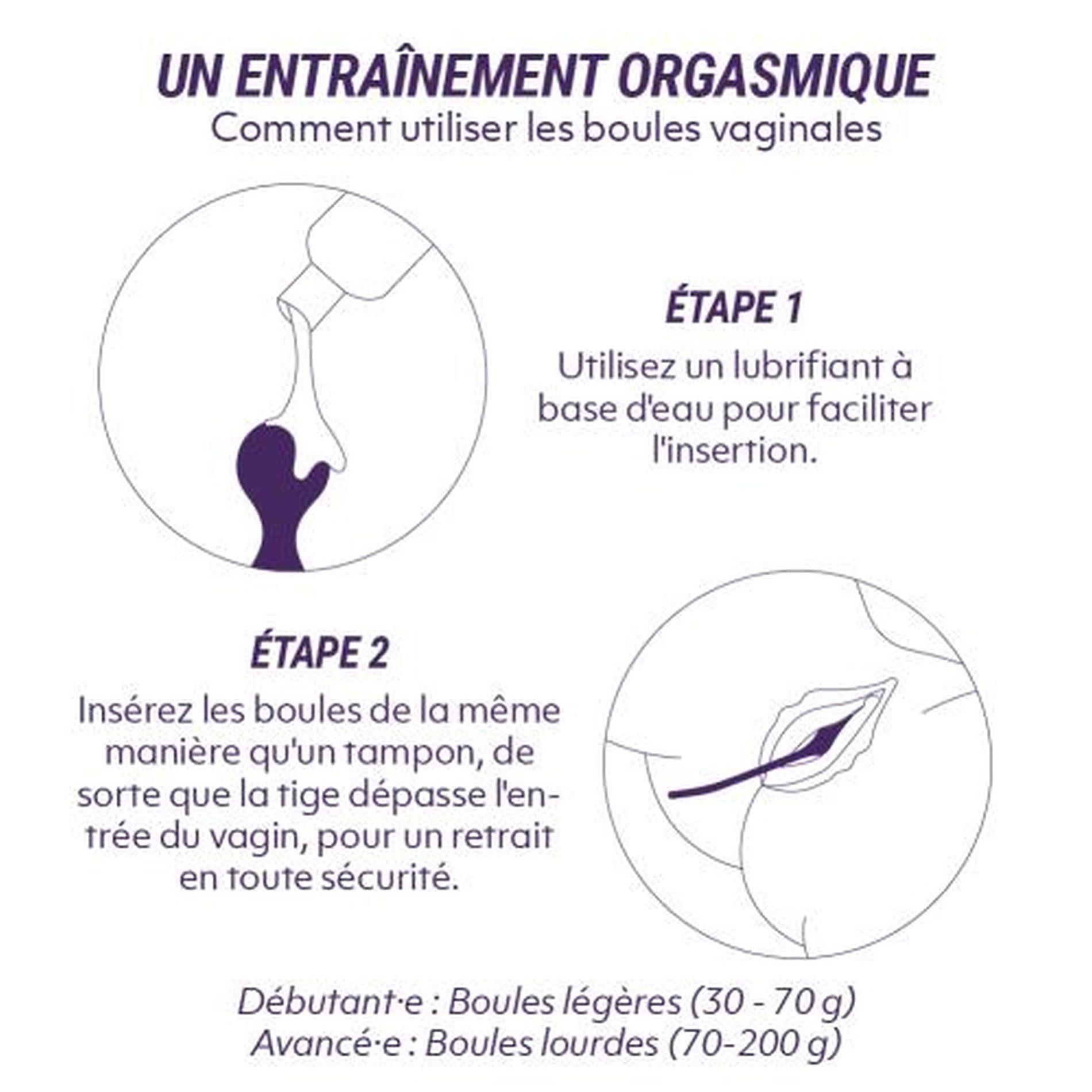 Zestaw kulek dopochwowych Svakom Nova Ball, 3 szt (różowy)