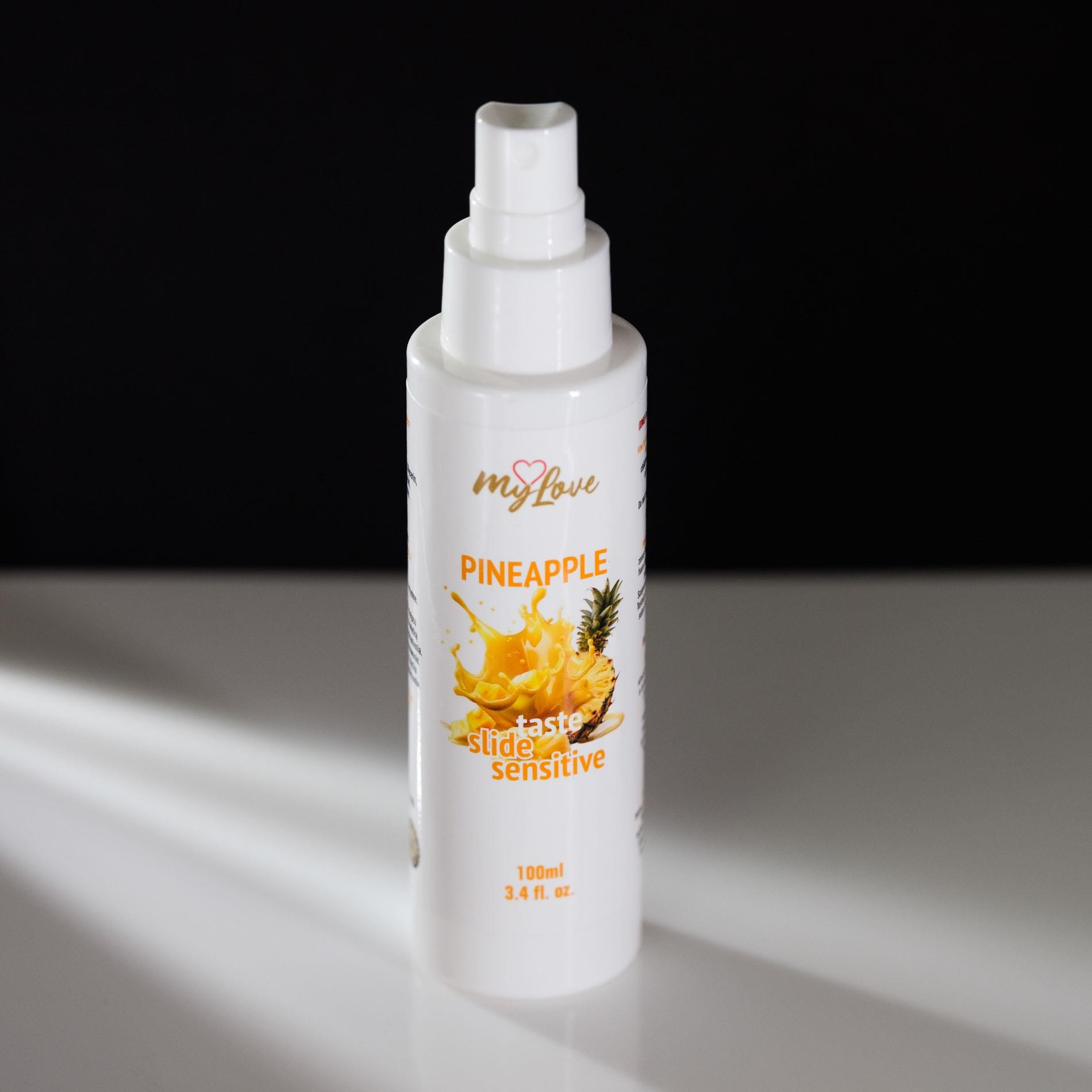 Лубрикант на водной основе MyLove Taste Slide Sensitive Pineapple, 100 мл
