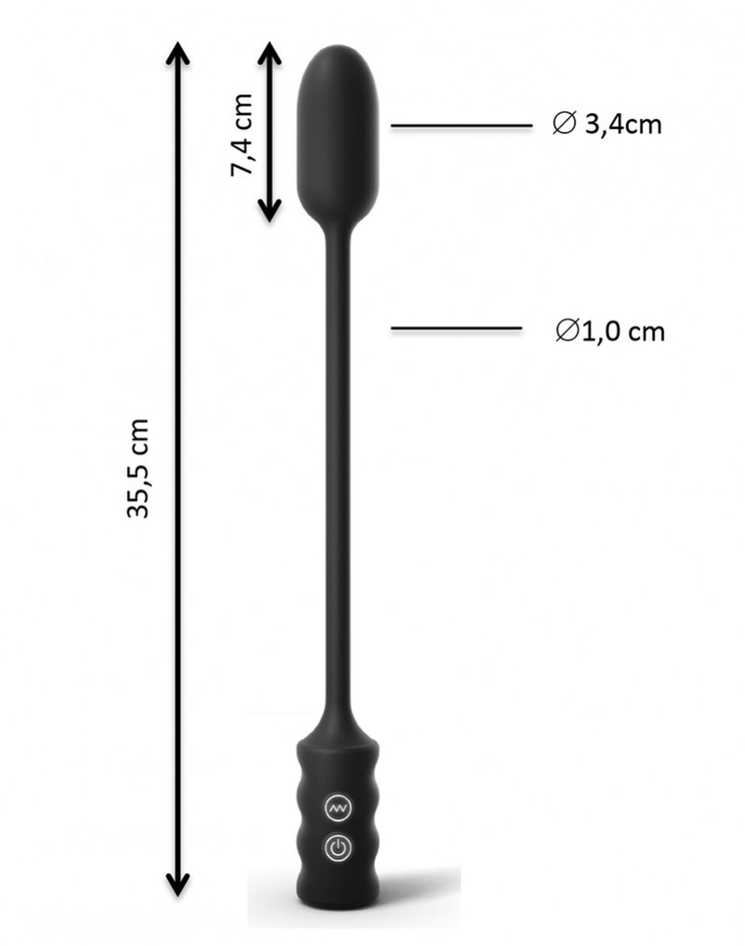 Виброяйцо Dorcel Deep Explorer, 35,5 см (черный)