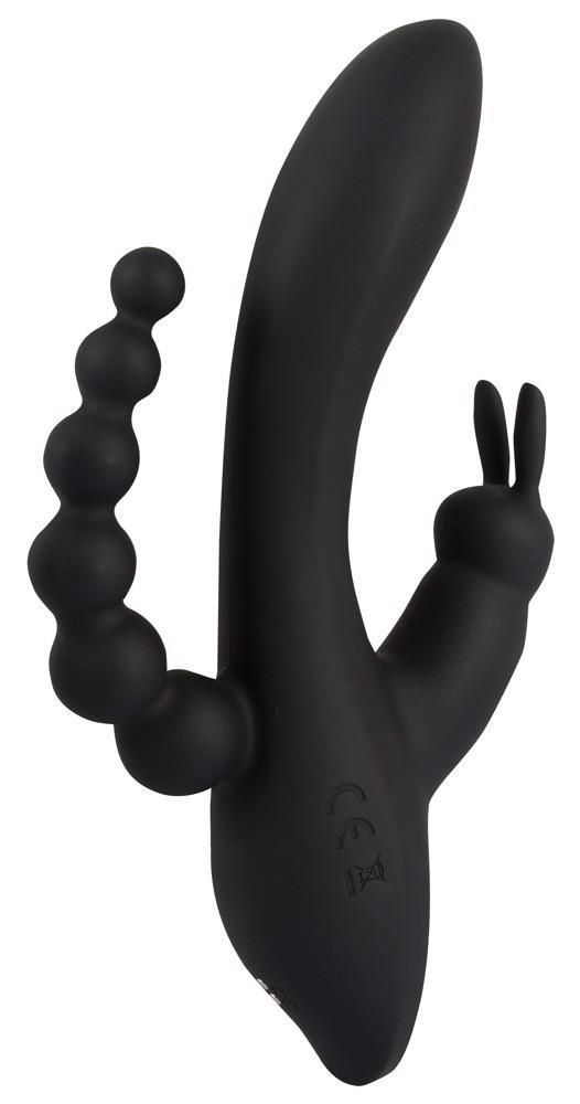 Вибратор Smile Triple G-Spot, 20,8 см (черный)