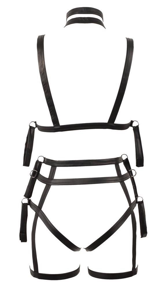 Бондажный набор Bad Kitty Naughty Toys Bondage Set, L/XL (черный)