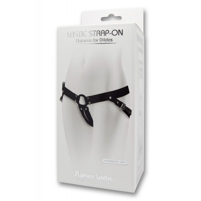 Упряж для страпона Adrien Lastic Lastic Strap-On (розово-чорний)