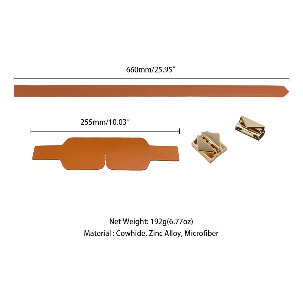 Маска на глаза Lockink Luxury Leather Blindfold Kit (коричневый)
