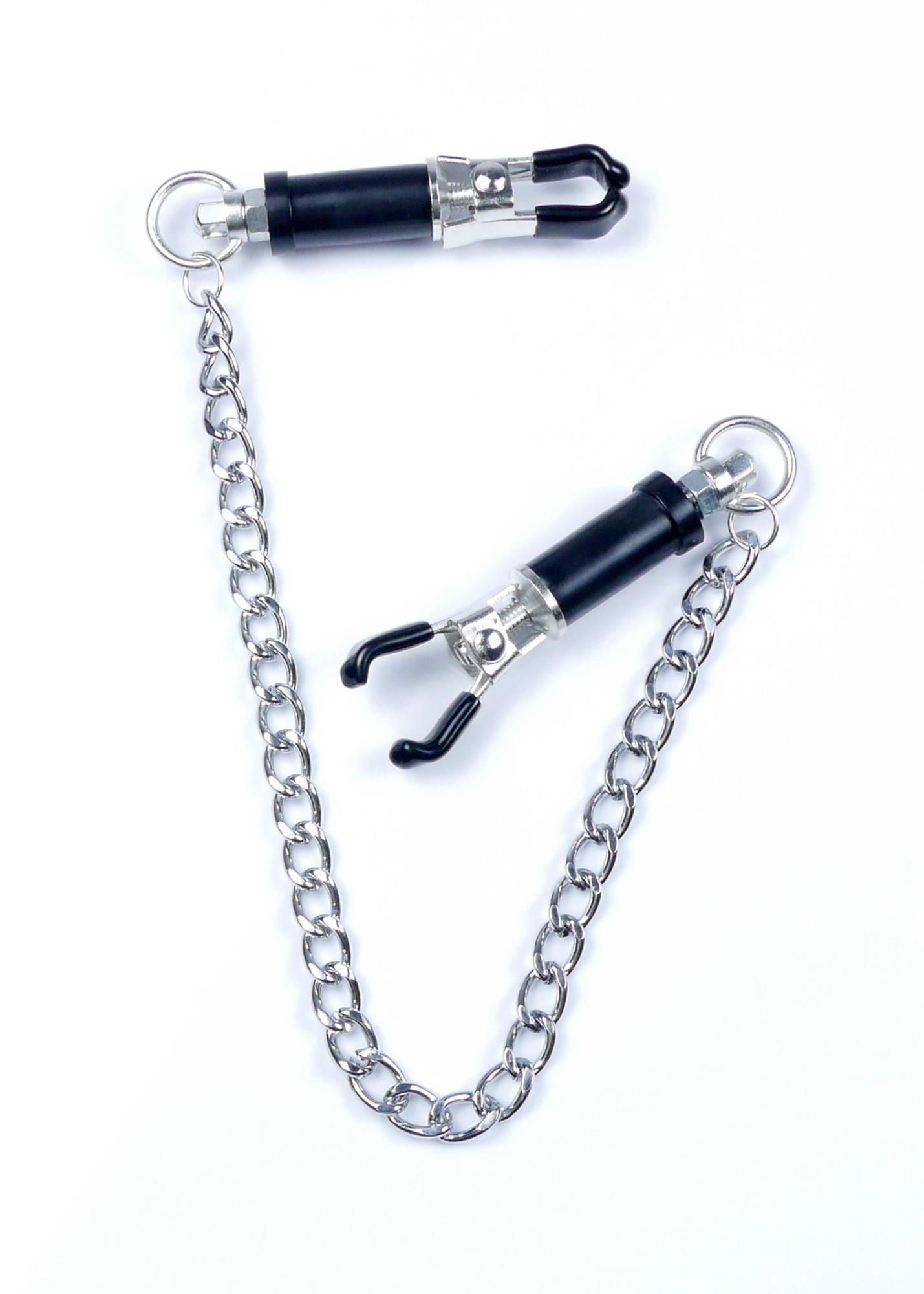 Зажимы для сосков Fetish B - Series Exclusive Nipple Clamps No.12, 43.5 см (серебристый)