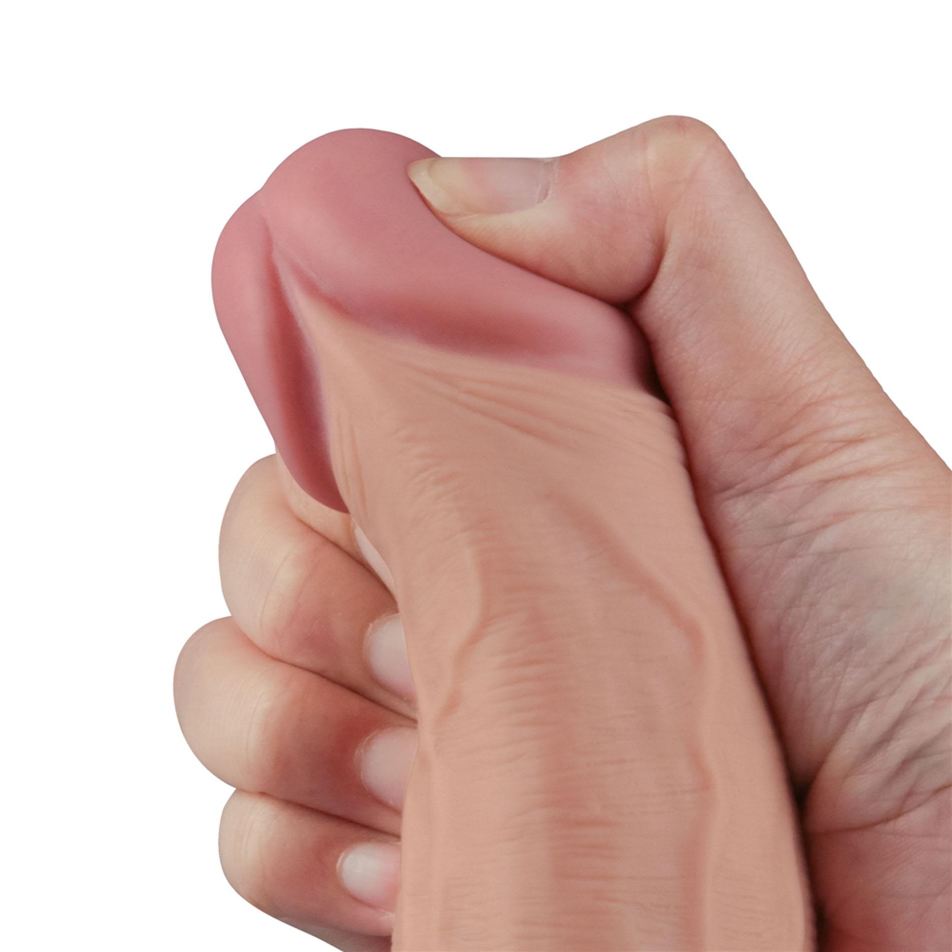 Вибратор Lovetoy Real Softee 10", 25.5 см (телесный)