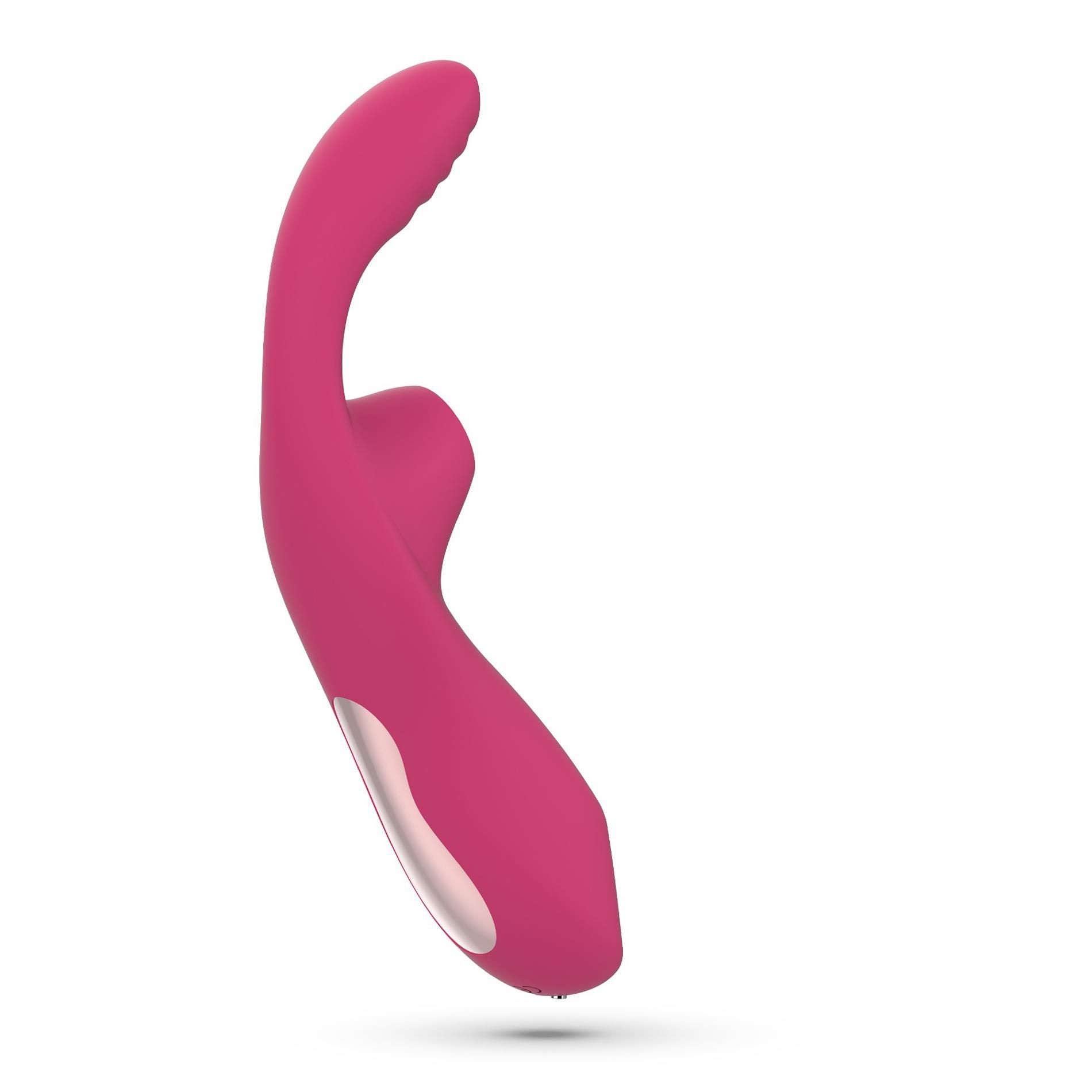 Stymulator łechtaczki Crushious Cyrano, 18 cm (różowy)