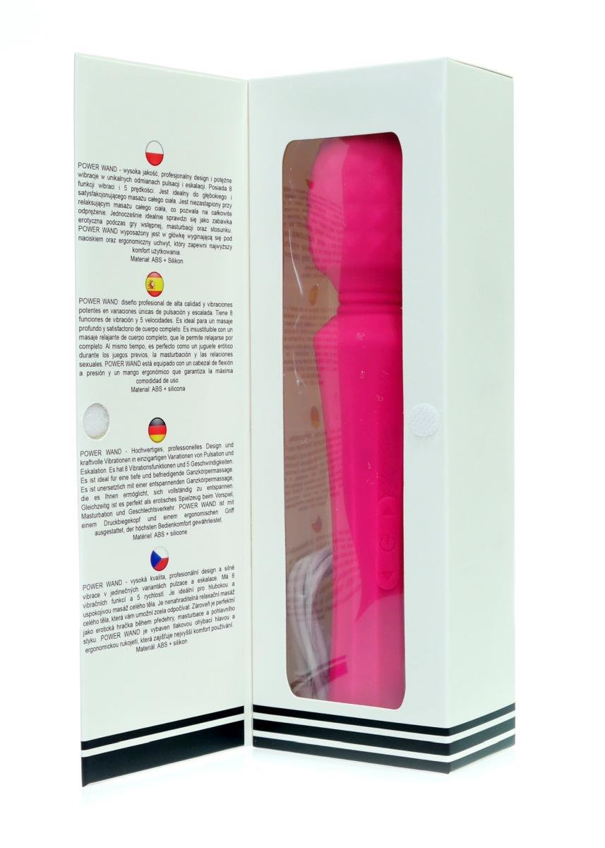 Массажер B - Series Magic Rechargeable Power Wand, 20.5 см (розовый)