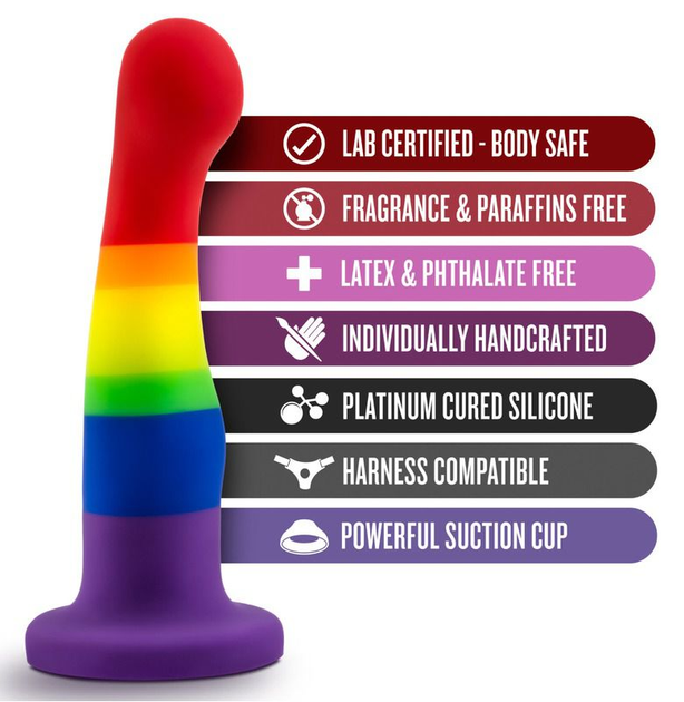 Dildo Blush Avant Pride P1, 15,2 cm (multi)
