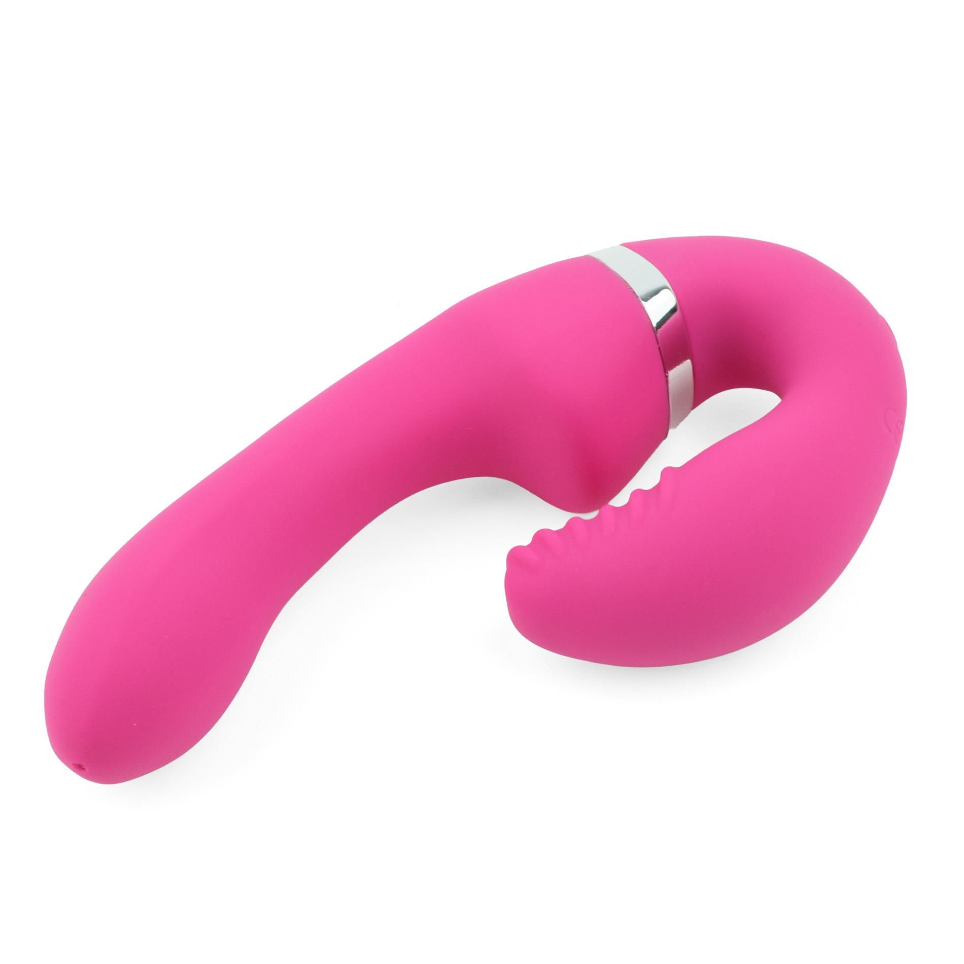 Boys of Toys B - Series Toughe 3 - Dual Pleasure - Wibrator podwójnej stymulacji B -, Różowy, 17.7 cm