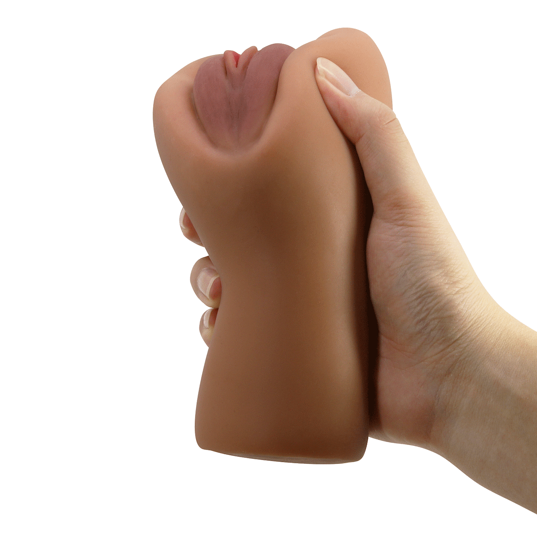 Crazy Bull Eliana - Realistyczny masturbator, Brązowy, 16.5 cm