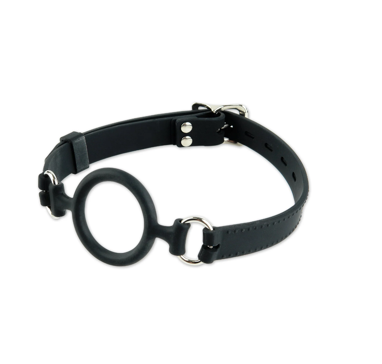 Gag Fetish Fantasy Extreme Silicone O-Ring (czarny)