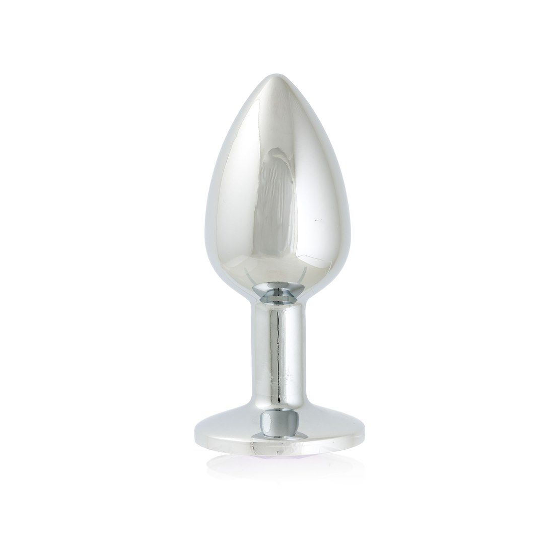 Simply Pleasure Kryształ Jasno Fioletowy - Korek analny z kryształkiem, Fioletowy, 7 cm, S