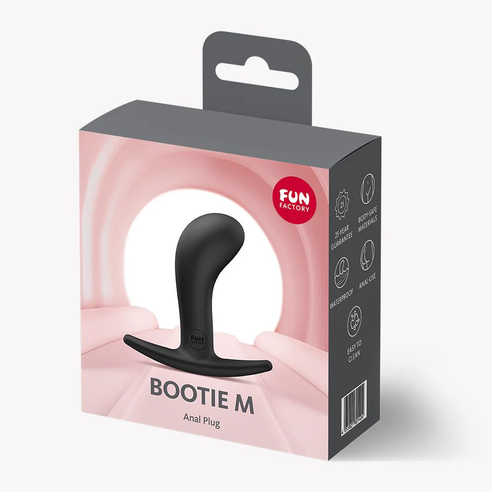 Анальна пробка Fun Factory Bootie M, 9.5 см (чорний)