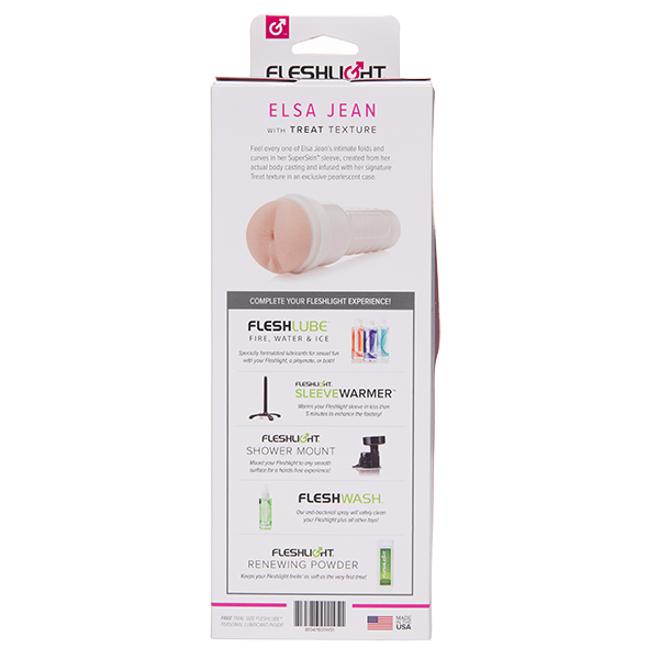 Реалистичный мастурбатор Fleshlight Elsa Jean Treat (телесный)