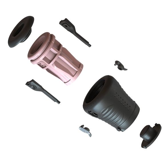Мастурбатор с электростимуляцией ElectraStim Jack Socket XL (черный)