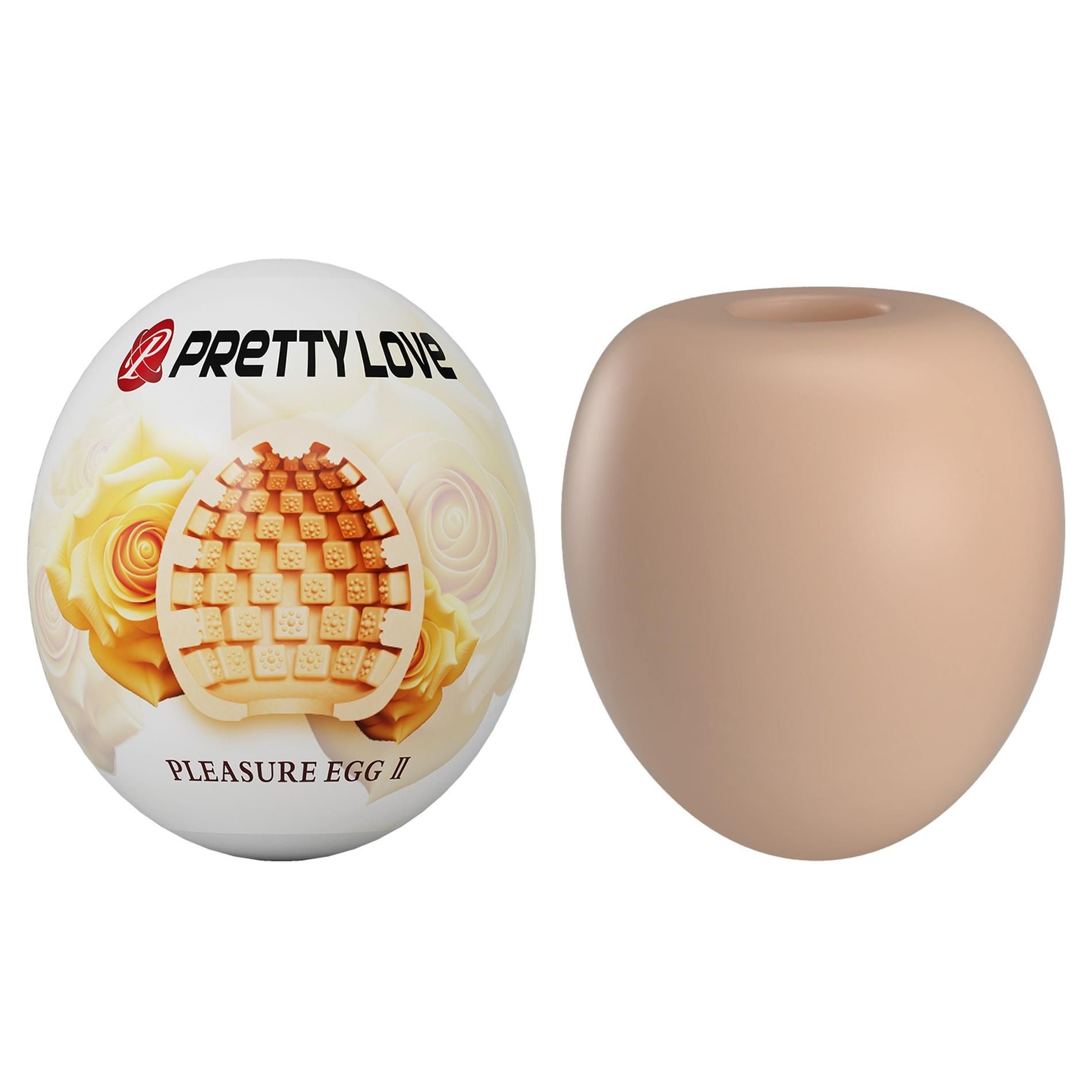 Мастурбатор яйцо Pretty Love Pleasure Egg II (бежевый)