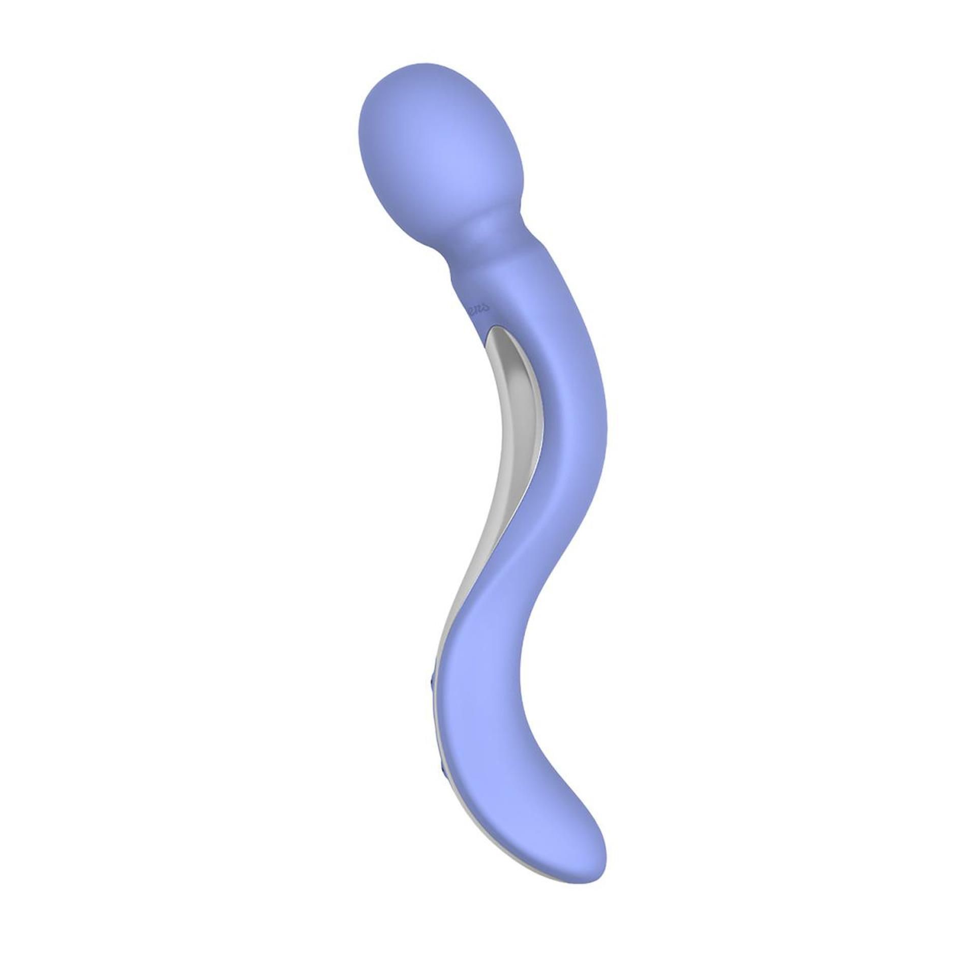 Вибромассажер Teazers Curved Wand, 20.3 см (сиреневый)