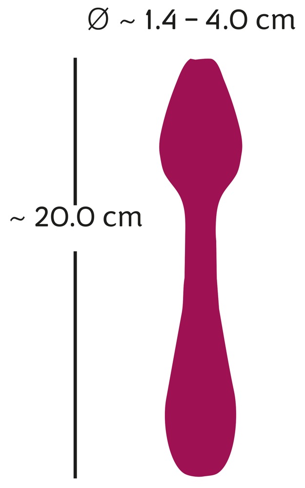 Вибратор Rosenrot Bendable G-Spot, 20 см (красный)