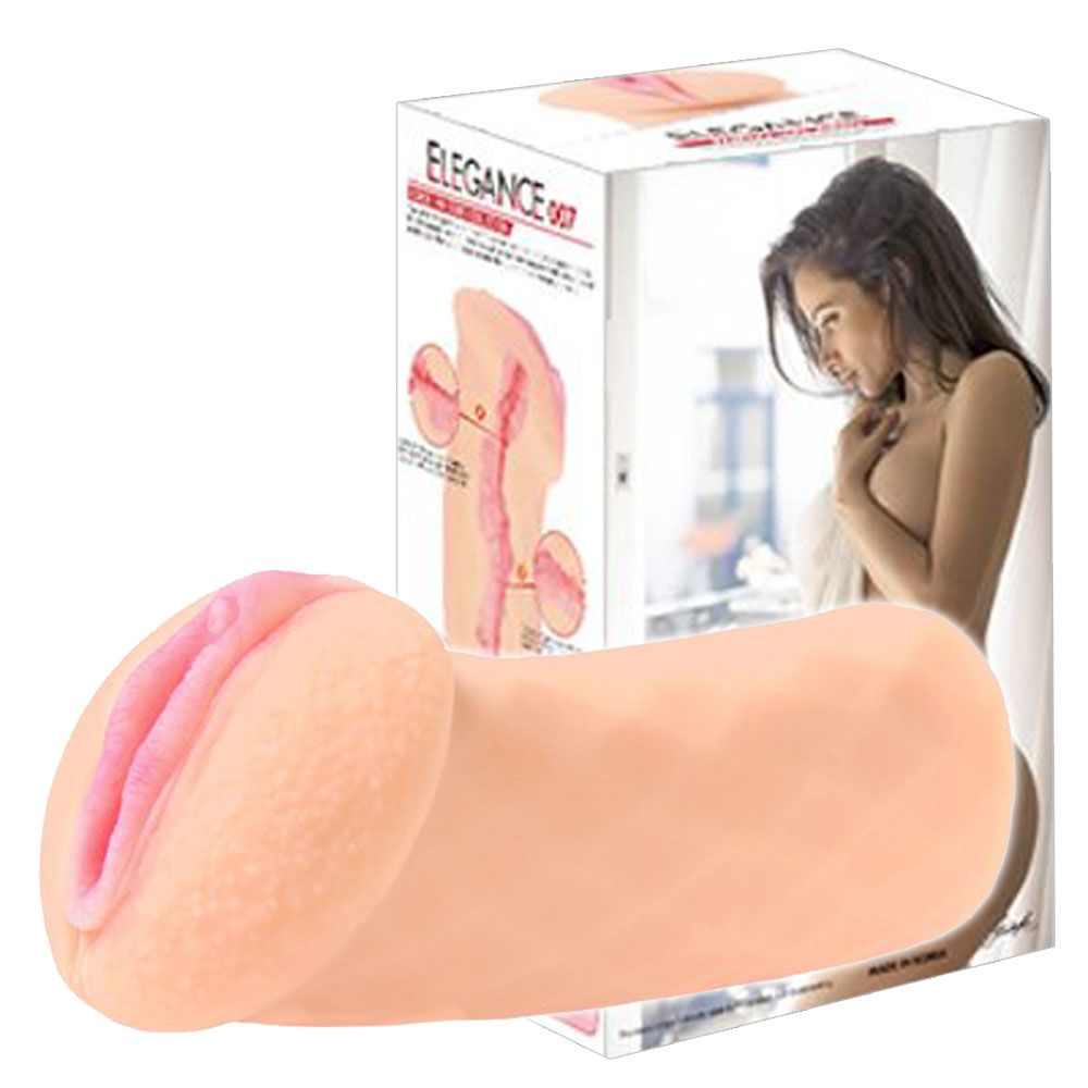 Kokos Elegance 007 - Masturbator, W kolorze cielistym, 16 cm