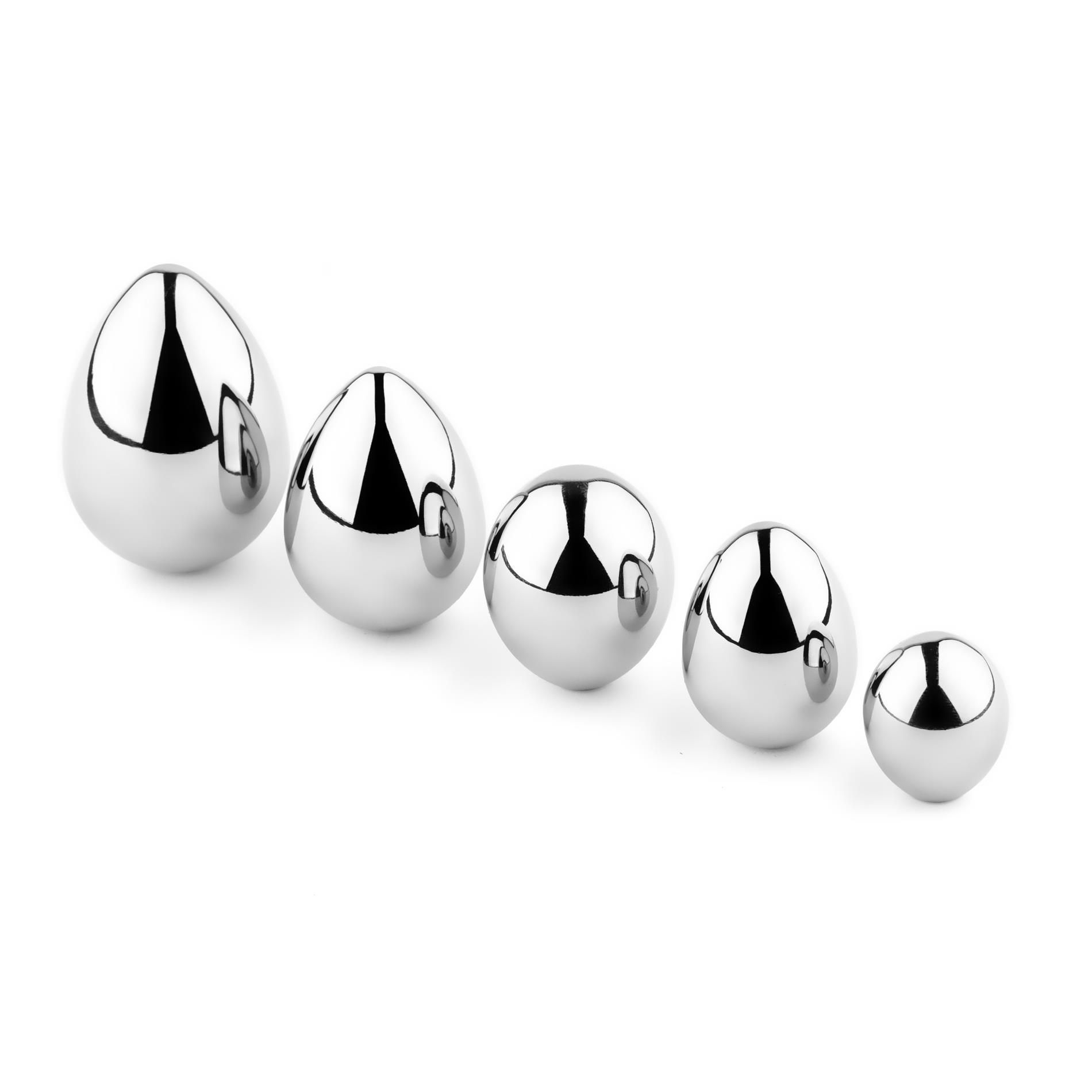 Анальная пробка B - Series HeavyFun Jewellery № 3, 16.5 см (серебристый)