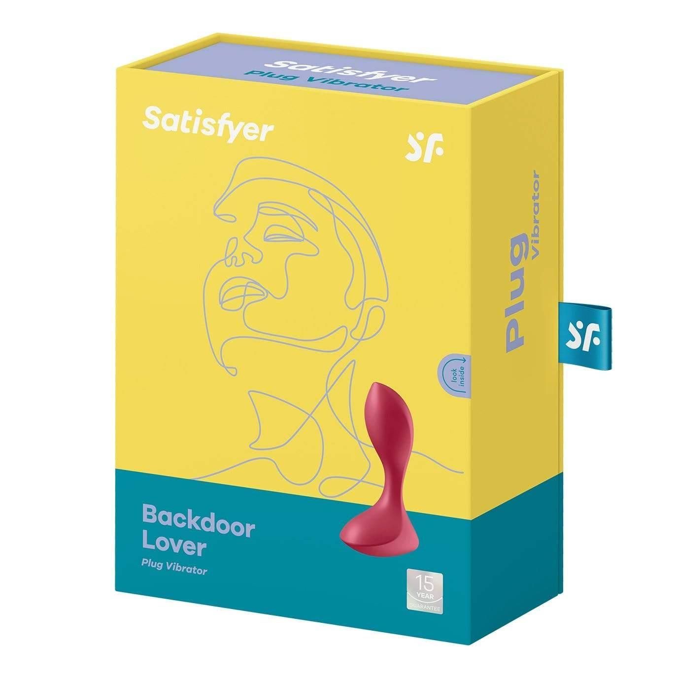 Анальна пробка з вібрацією Satisfyer Backdoor, 11,5 см (червоний)