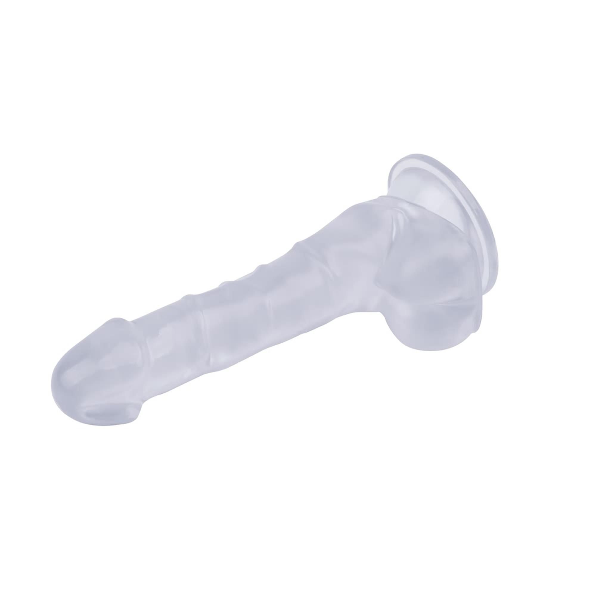 Фаллоимитатор Hi-Rubber, 19,5 см (прозрачный)