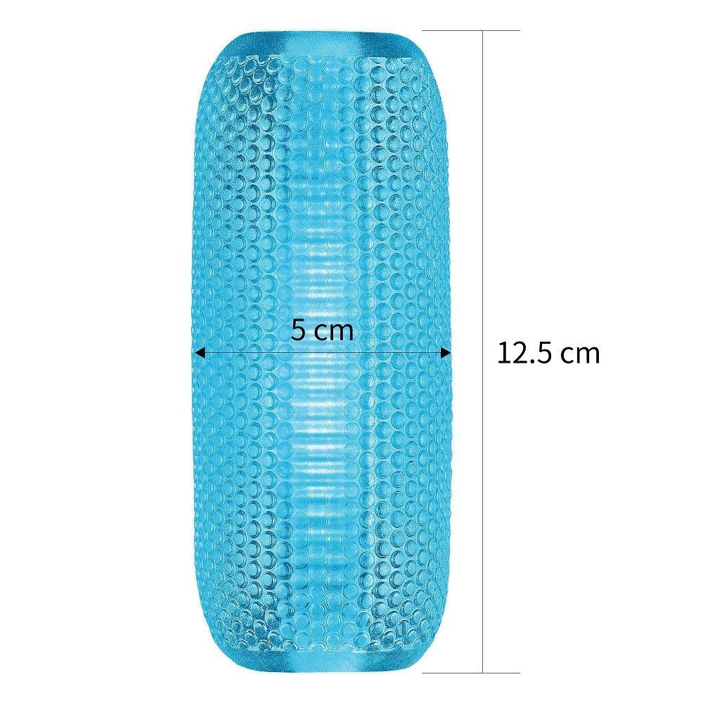 Lovetoy Training Master Double Side Stroker - Masturbator, Niebieski, 12.5 cm