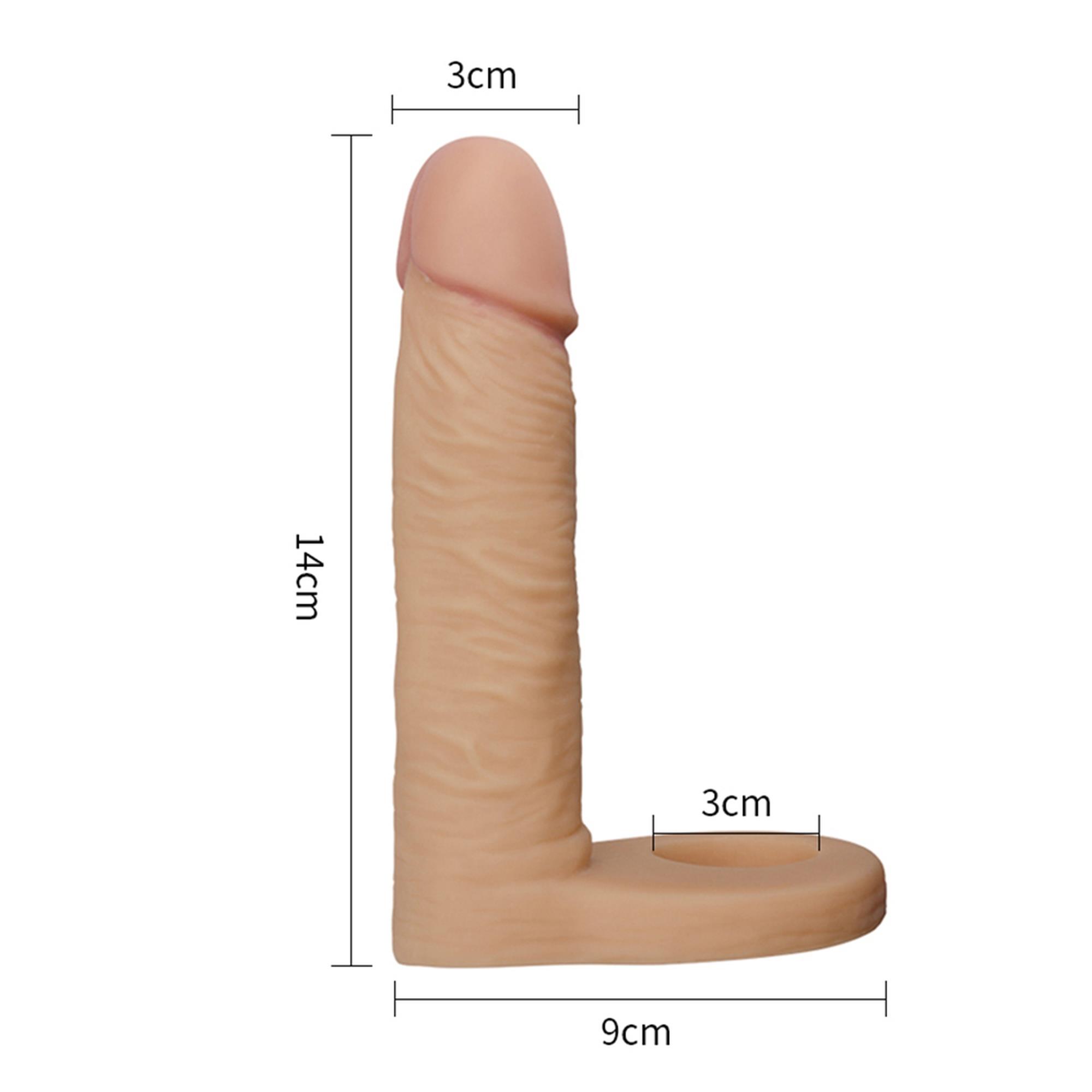 The Ultra Soft Double - Nakładka, W kolorze cielistym, 14.7 cm