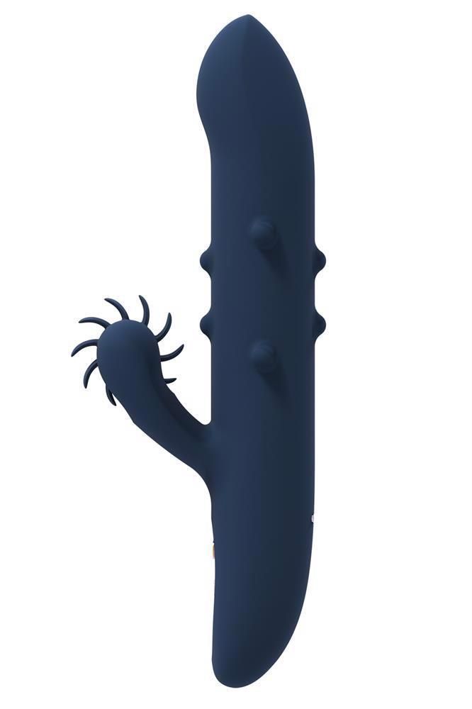 Вибратор-кролик Dream Toys Athena, 23 см (синий)