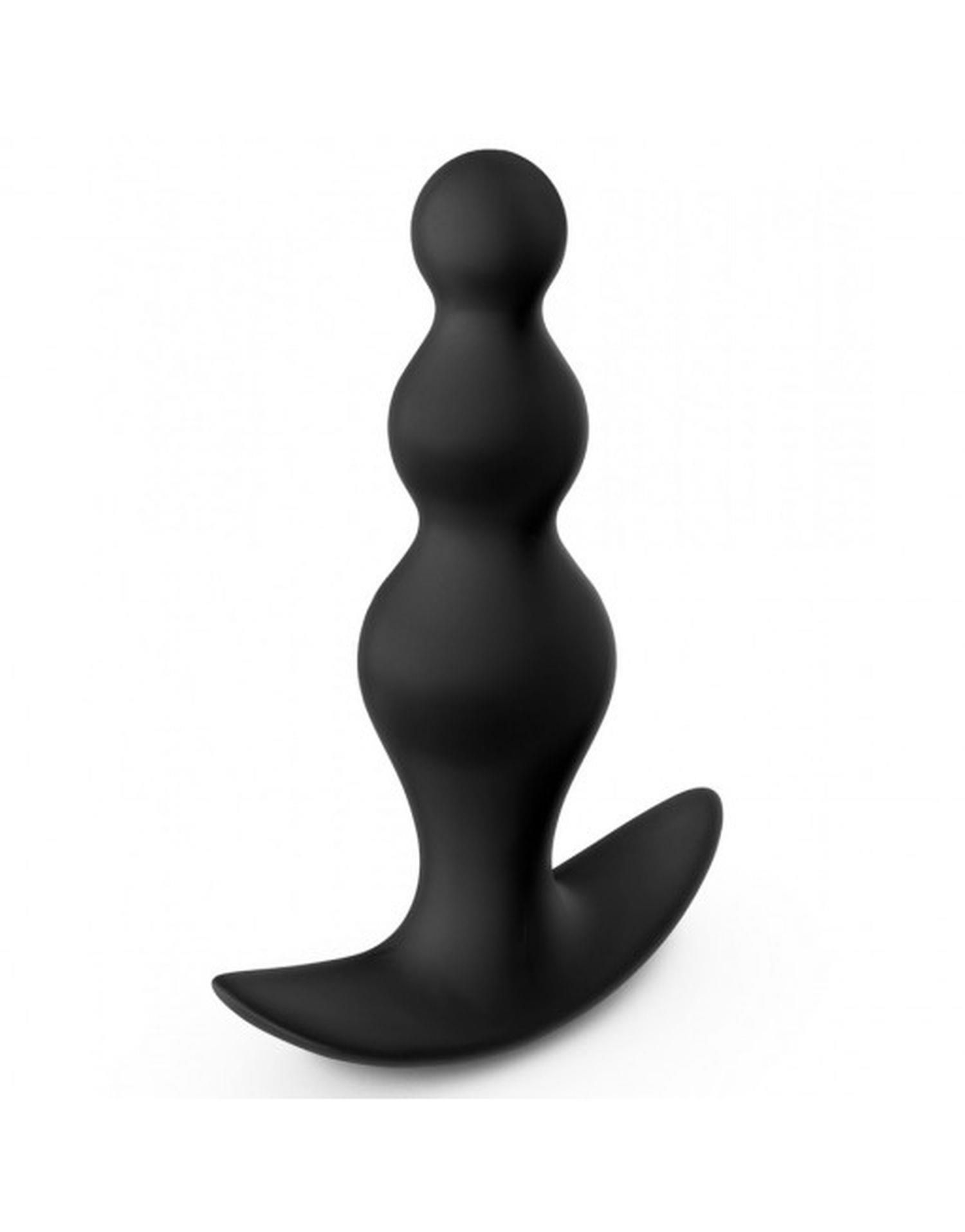 Korek analny Dorcel Training Beads M, 11,5 cm (czarny)