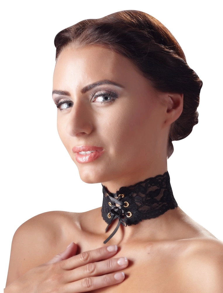 Чокер Cottelli Accessoires Choker Lace (чорний)