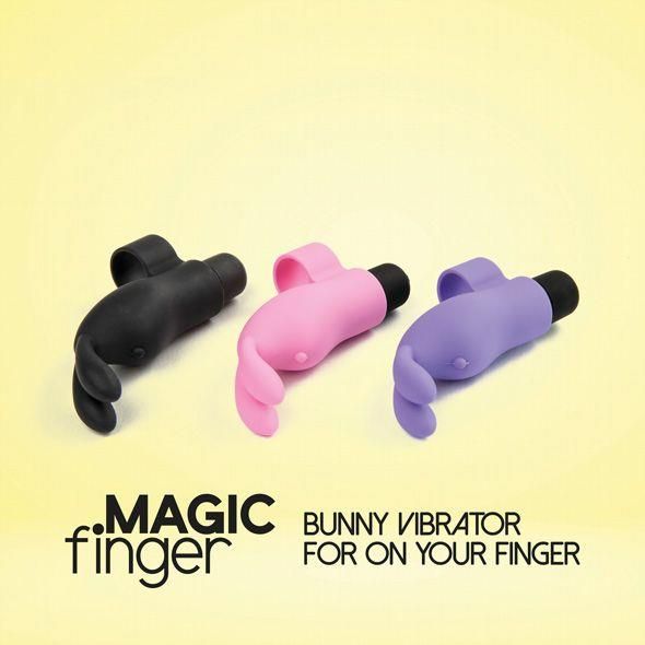 Вибратор на палец FeelzToys Magic Finger, 10 см (фиолетовый)