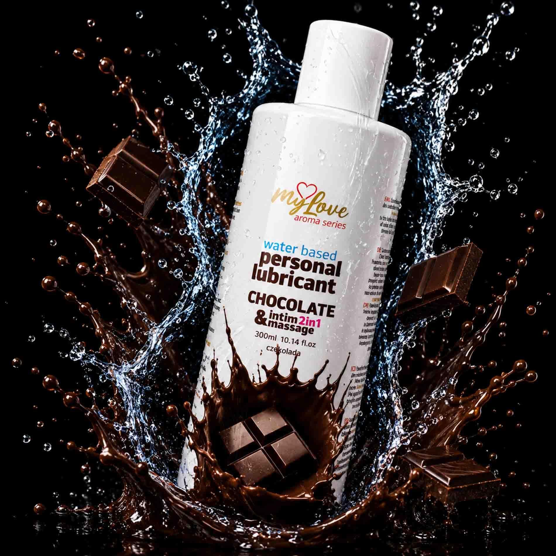 Лубрикант MyLove Aroma Series Intim&Massage 2in1 Chocolate, 300 мл
