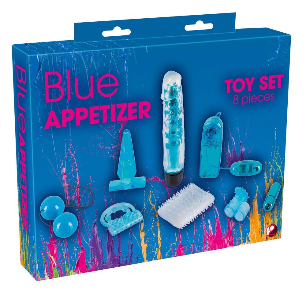Набір секс-іграшок Blue Appetizer, 8 шт (синій)