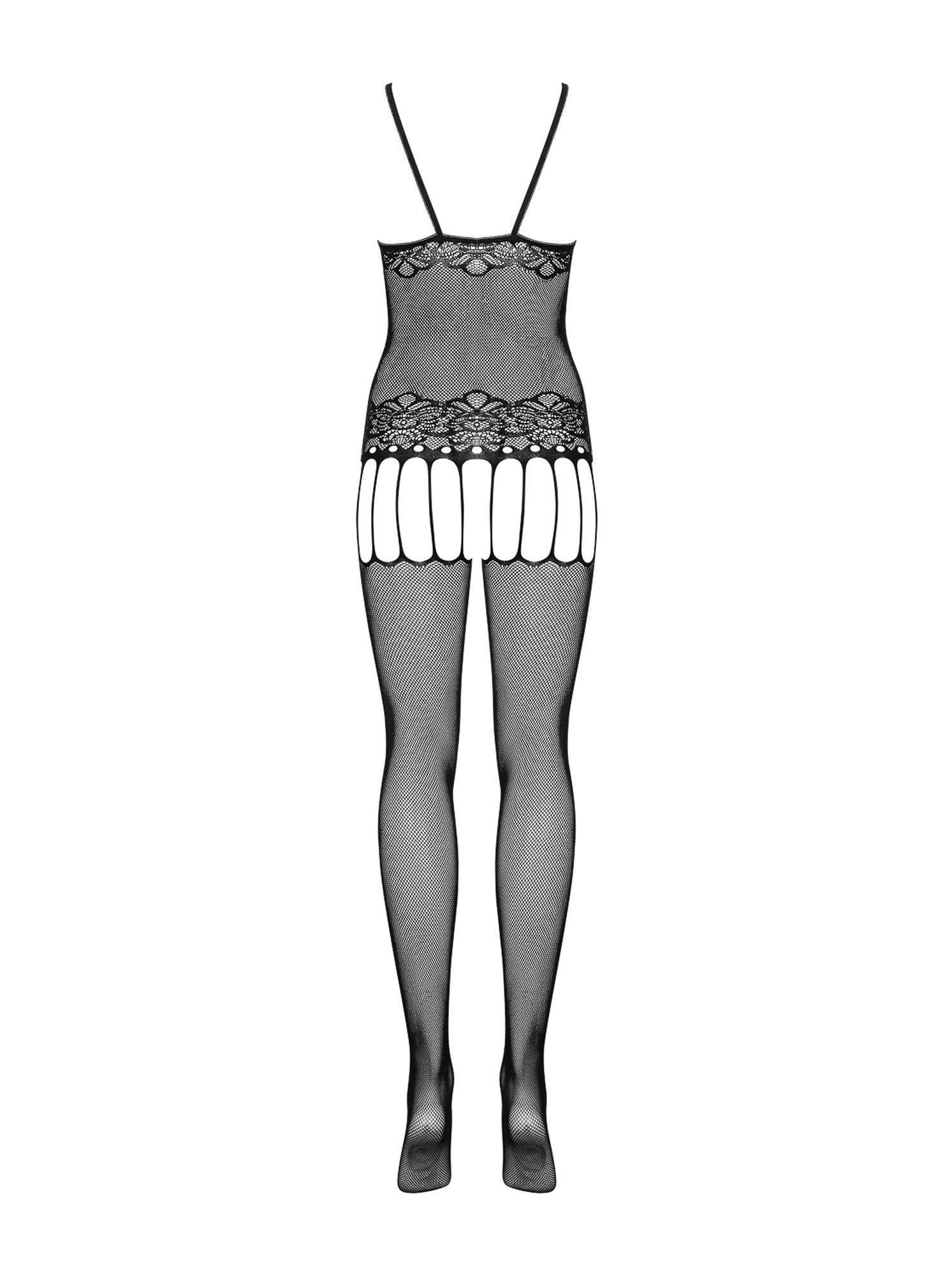 Bodystocking Obsessive F235, S/M/L (czarny)