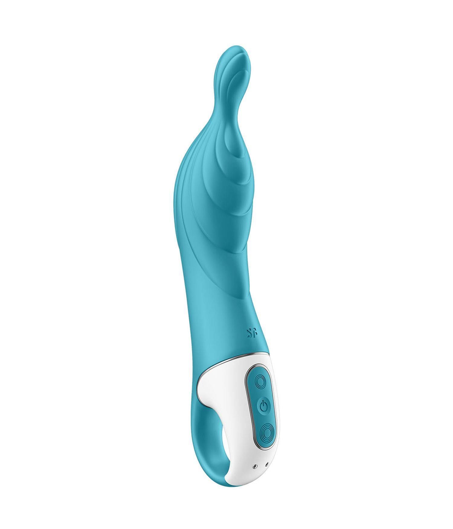 Вибратор Satisfyer A-Mazing 2, 21.7 см (бирюзовый)