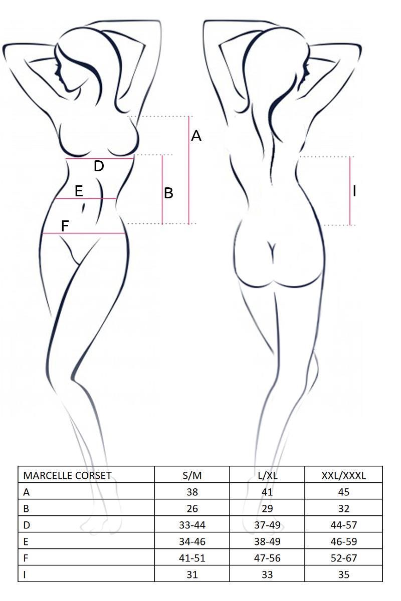 Сексуальный комплект Casmir Marcelle, XXL/XXXL (белый)