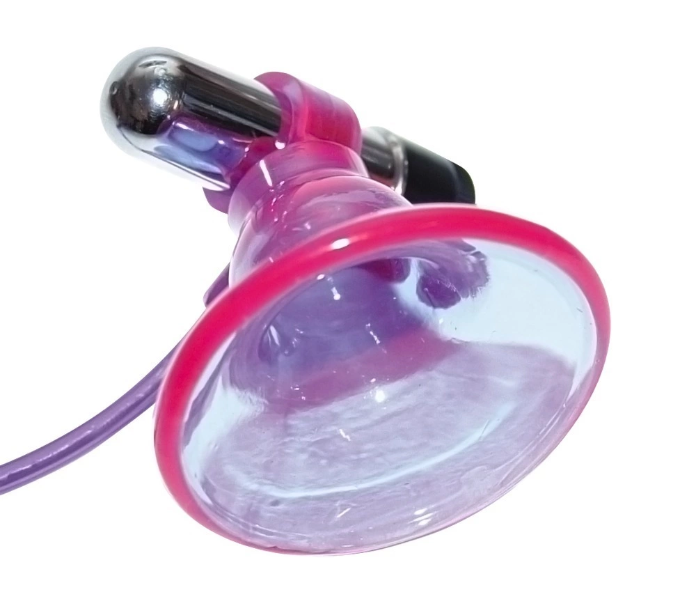 You2Toys - Wibrująca pompka na sutki, Fioletowy, 5.5 cm