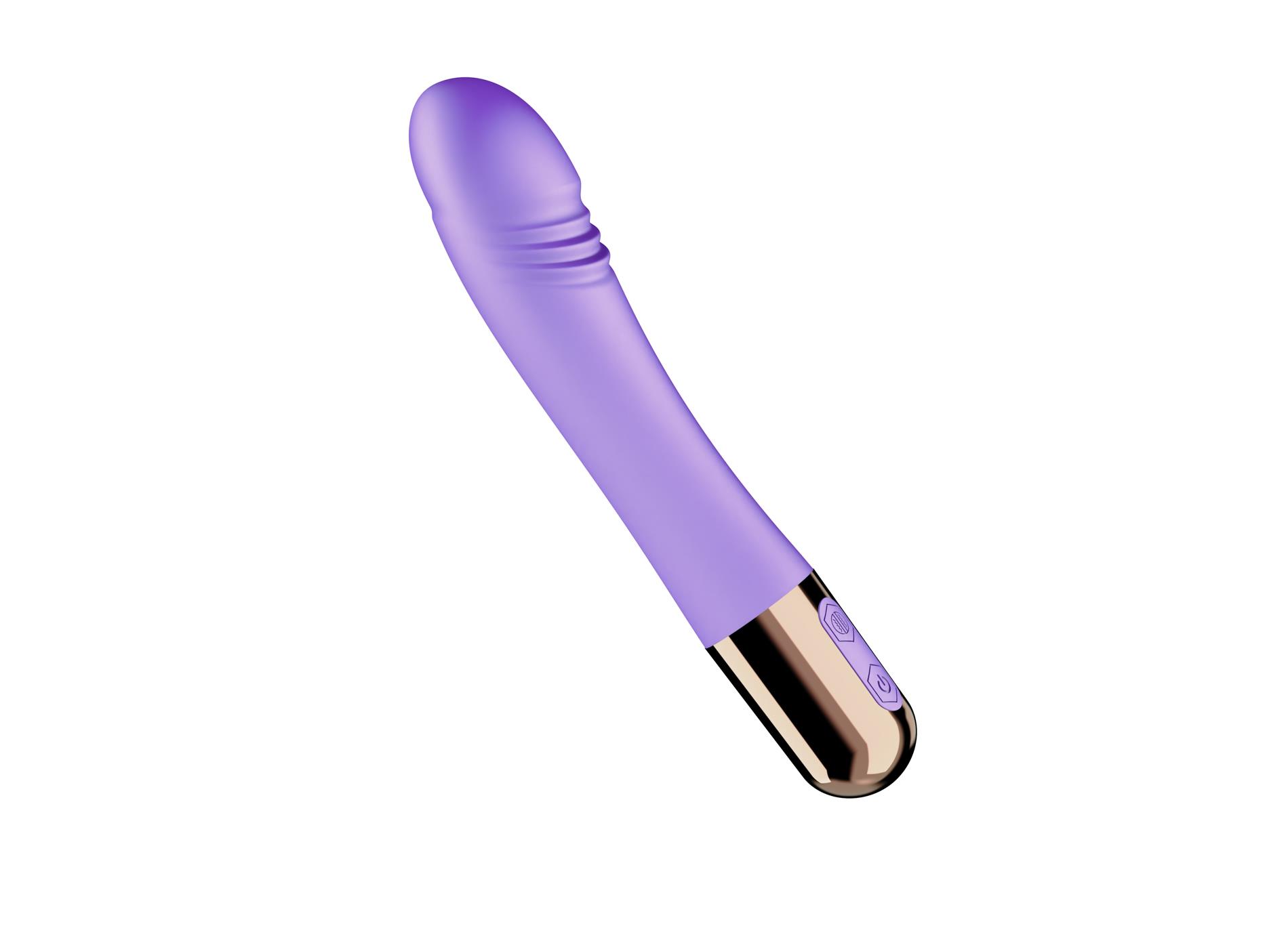 Вибратор Fantasy Machaon Thrusting Vibrator, 18,5 см (фиолетовый)