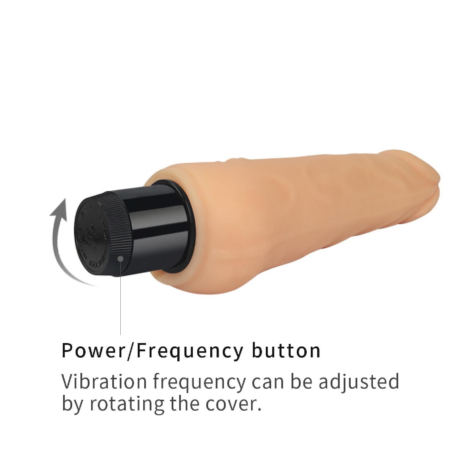 Вибратор LoveToy Reel Feel Flesh 7,5 ", 19 см (телесный)