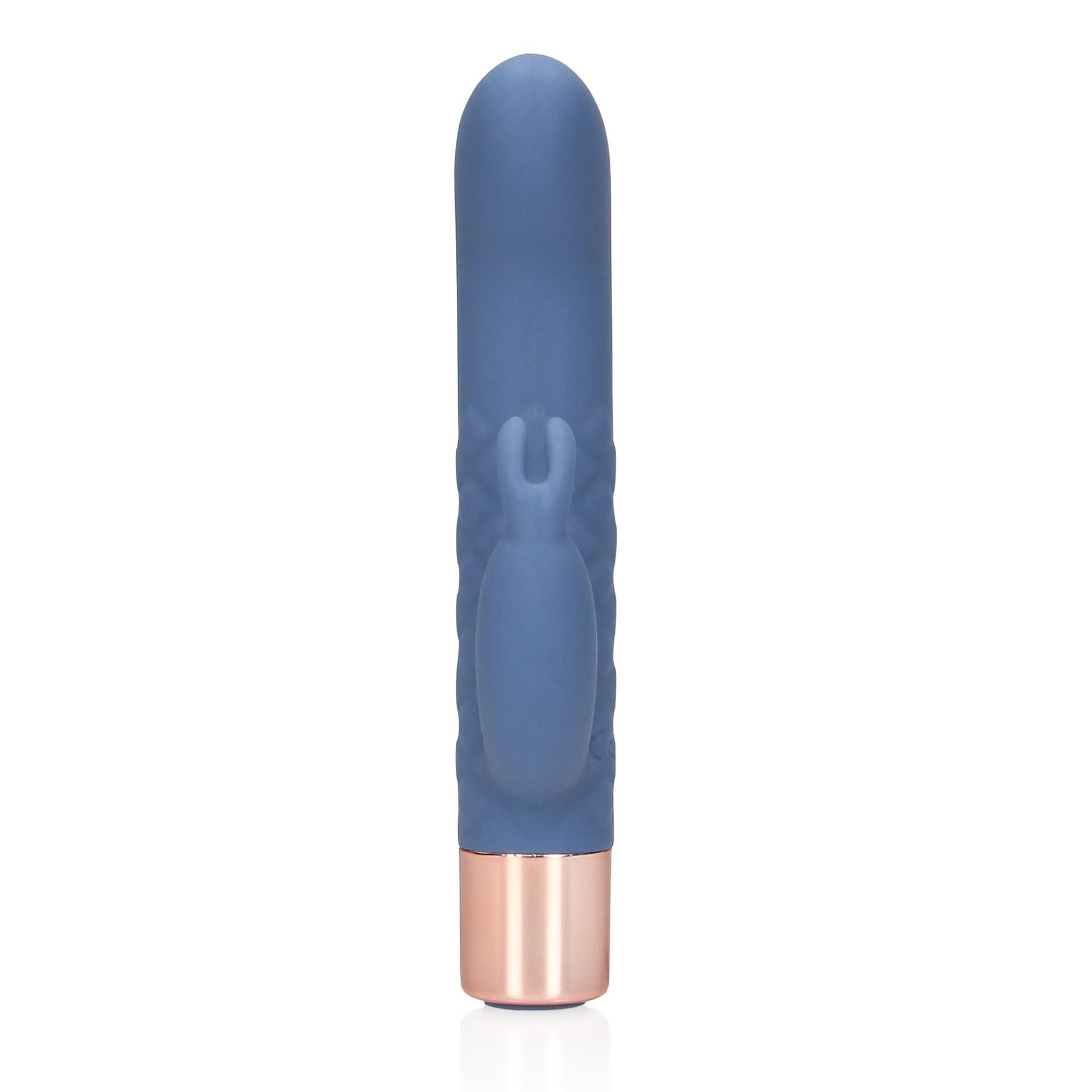 Вибратор-кролик Loveline Mini Rabbit, 14.3 см (синий)