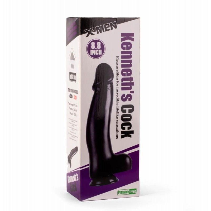 X-Men Kenneth's Cock - Dildo, Czarny, 38 cm