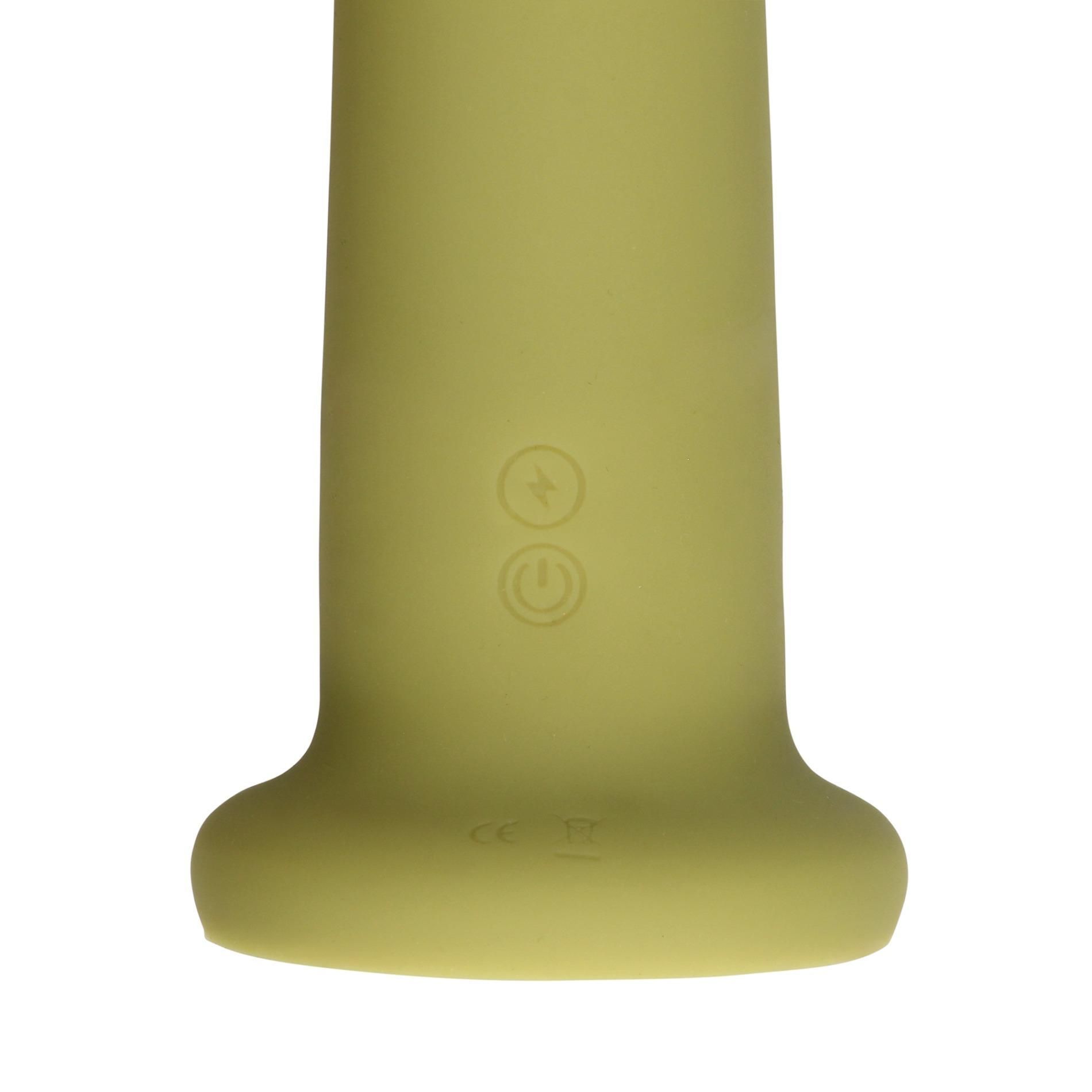 Вибратор-кролик Loveline Ultra Soft Silicone Rotating (зеленый)