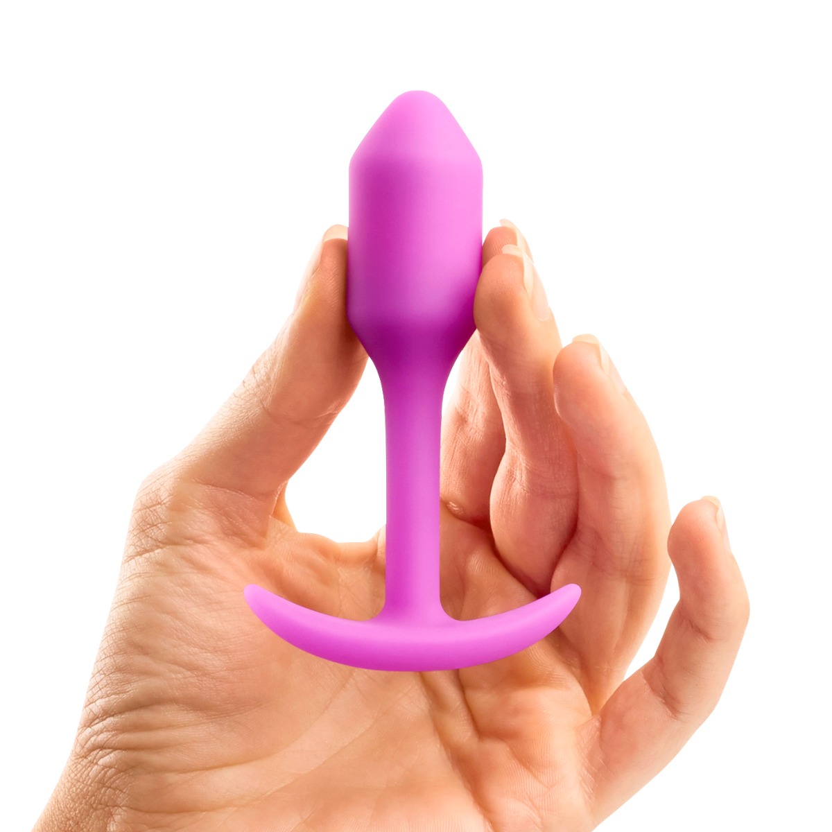 Korek analny B-Vibe Snug Plug 1, 8,6 cm (różowy)
