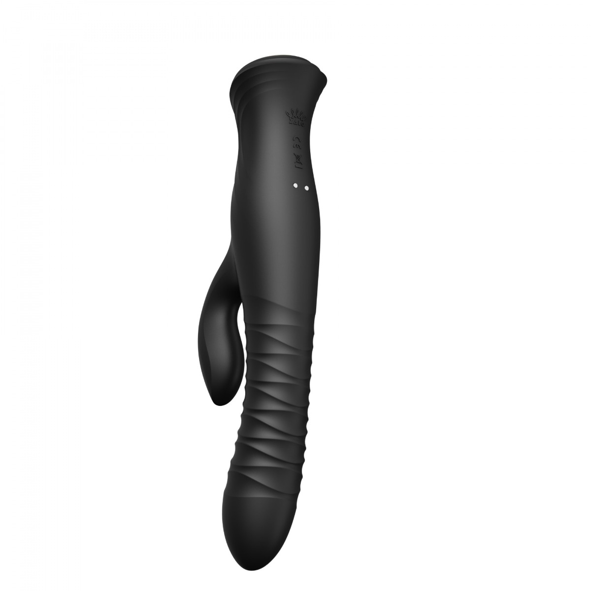 Вибратор-кролик Zalo Mose Rabbit Thruster, 25,7 см (черный)